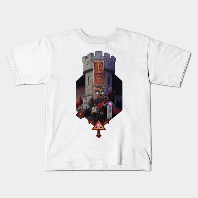 Tactical Teddies® Teddy Templar Kids T-Shirt by hiwez